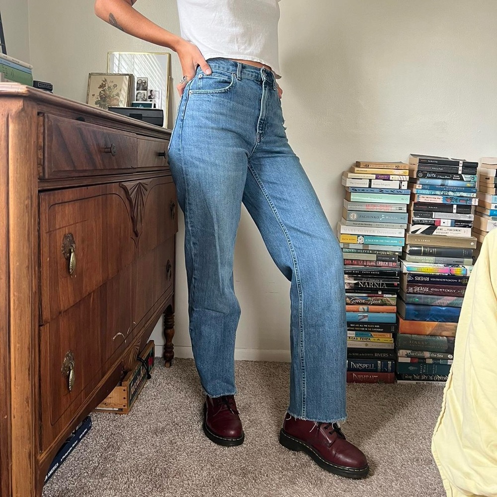 Everlane Blue Way-High Jeans